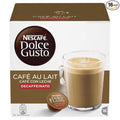 Nestlé Nescafe Dolce Gusto Coffee Pods - Decaffeinated Café au Lait Flavor - Choose Quantity (1 Pack (16 Capsules))