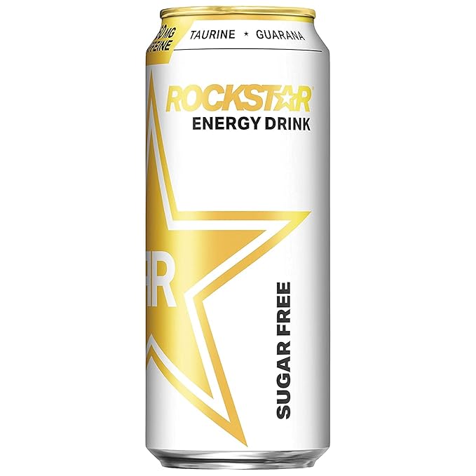 Rockstar Sugar Free Energy Drink 16 Ounce (8 Cans)