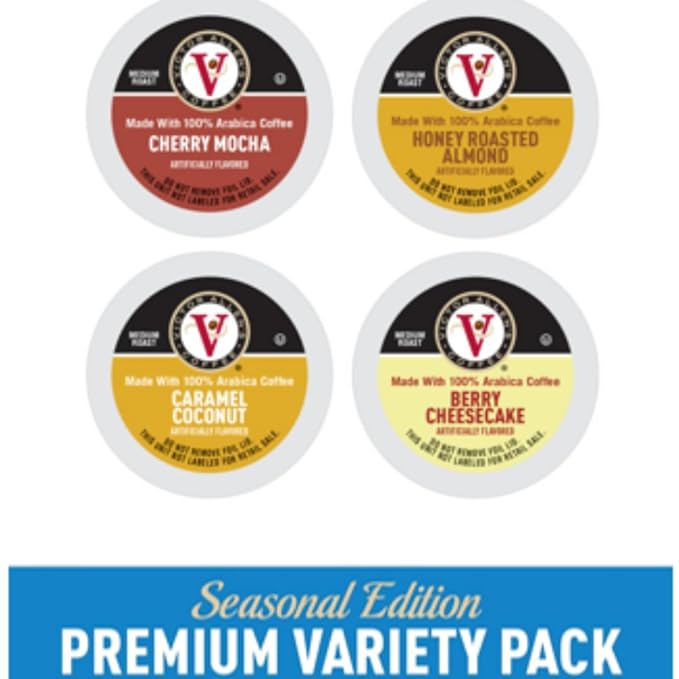 Victor Allen's Coffee Springtime Coffee Variety Pack Medium Roast 36 Count Single Serve Coffee Pods for Keurig K-Cup Brewers