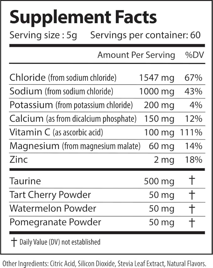 Alpha Lytes - Electrolyte Powder Daily Hydration Drink Mix - Sugar-Free Zero Calorie Instant Formula with Trace Minerals and Antioxidants (60 Servings Salted Tropical Cherry)