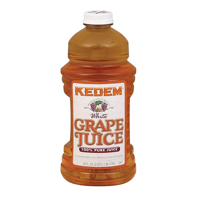 Kedem White Grape Juice 64 Oz (Pack of 8)