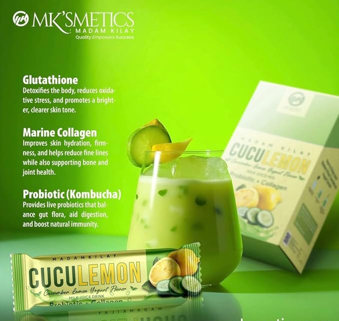 Madam Kilay Cuculemon Yogurt Probiotic + Collagen Milk Juice Mix (10 Sachets)