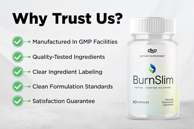 (3 Pack) Burn Slim Capsules Official Burnslim Support Pills Made with All Natural Ingredients Burn Slim Active Lifestyle Support Premium Health and Wellness Supplement Made in The USA (180 Capsules)