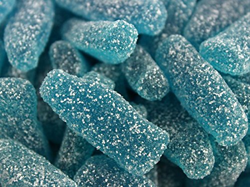 Gustaf's Small Blue Raspberry Soda Bottles (2.2Lb(1kg))