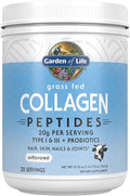 Garden of Life Grass Fed Collagen Peptides Powder Unflavored Collagen Powder for Women Men Hair Skin Nails Joints Hydrolyzed Collagen Protein Supplements Collagen for Women &amp Men 28 Servings
