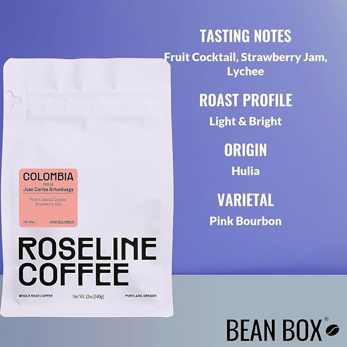 Juan Carlos Artunduaga - Roasted by Roseline Coffee - Whole Bean Coffee - 2 Pound Bag