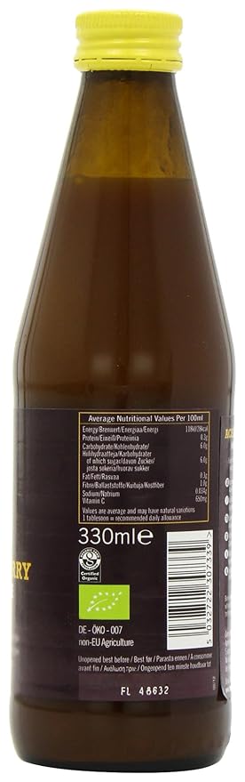 Biona Organic Acerola Cherry Pure Juice 330 ml (Pack of 2)