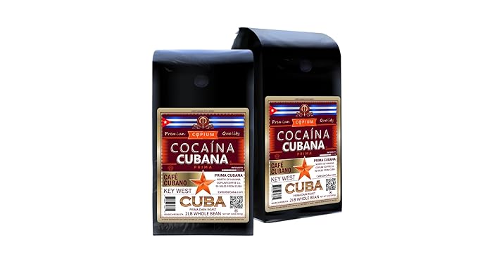 PRIMA - ARABICA/ROBUSTA COFFEE - INTENSITY 9 - CAFÉ COPIUM ® 2lb bag Whole beans.