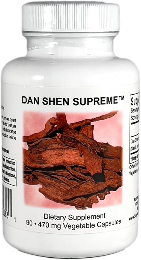 Supreme Nutrition Dan Shen Supreme 90 Pure Red Sage Vegetarian Capsules