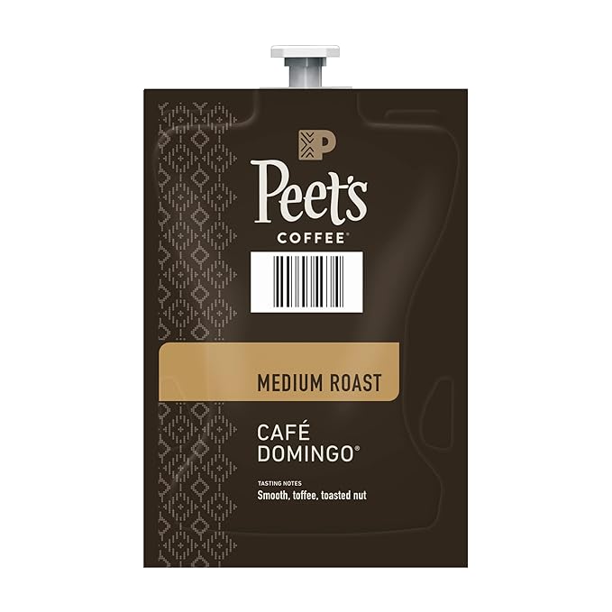 PEET'S COFFEE Café Domingo Single Serve Freshpack for MARS DRINKS FLAVIA Brewer 18 Packets