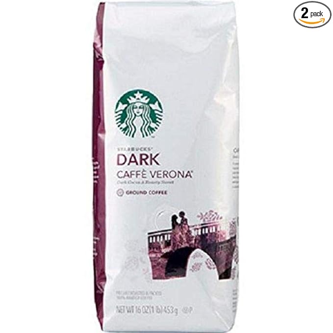 Starbucks Ground Coffee 16 caffe verona 32 Ounce (Pack of 2)