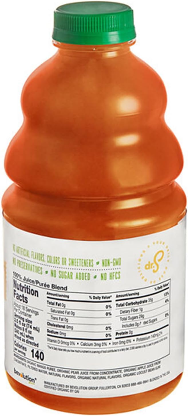 Organic Mango Fruit Smoothie Mix 46 fl. oz. WS-103DRORGMANG-NF