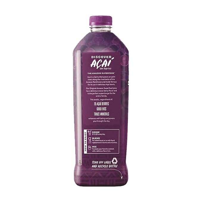 Sambzon Organic Acai Juice 64 fl. oz. (2 Pack)