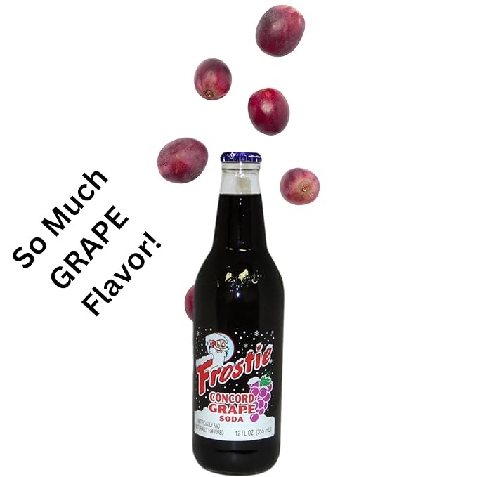 Frostie Variety Pack | 12 Pack of Frostie’s Most Popular Soda Flavors | Real Cane Sugar | 12 oz Glass Bottles in 12 Pack with Crazy Soda Pop Bottle Opener