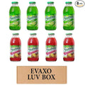 LUV BOX- variety Everfresh Juice 16 oz. pack of 8 Everfresh Lime Everfresh Tropical Fruit Punch. by evaxo