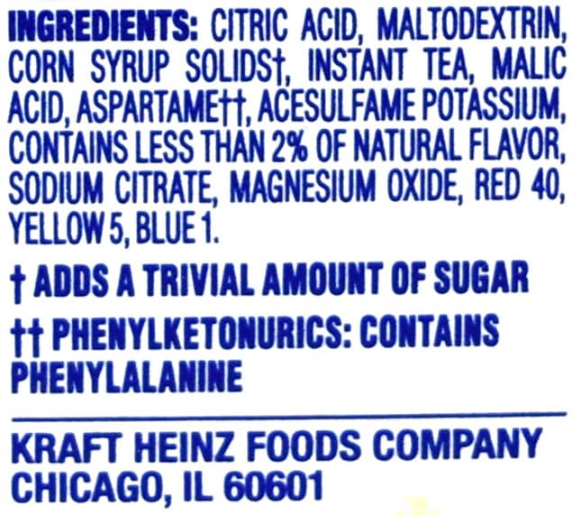 Crystal Light Pitcher Packets Raspberry Iced Tea 1.6 OZ