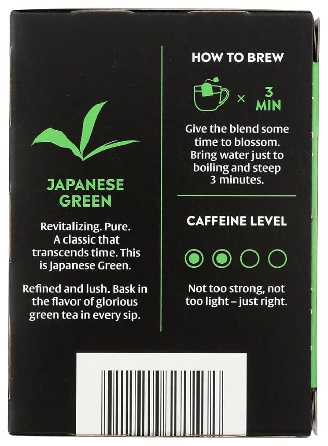 Choice Teas Organic Teas Premium Japanese Green 16 tea bags - 3PC