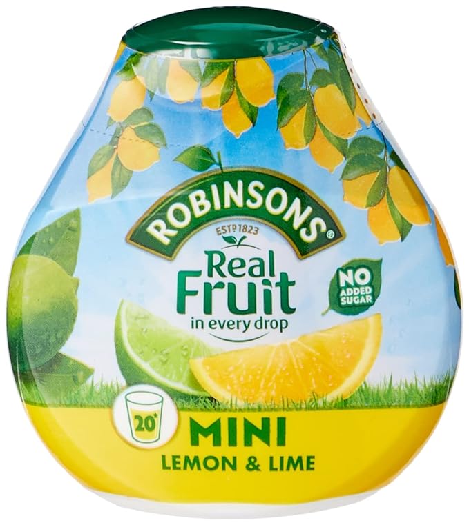 Robinsons Mini - No Added Sugar - Low Calorie - Lemon and Lime 66 ml (pack of 6)