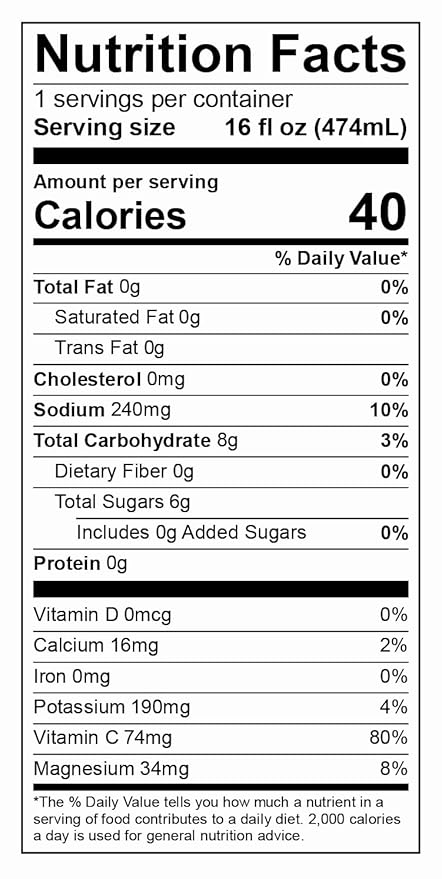 12pack - Wynz Mango Orange Mister Youth Hydration Sports Drink 22.71% Fruit Juice with Coconut Water Monk Fruit Filtered Water 16 oz Slim Bottle