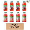 GONDMAX LUV BOX - Peach Plum Pear &amp Ruby Red Grapefruit Juice Variety Pack 8 x 16 oz Bottles