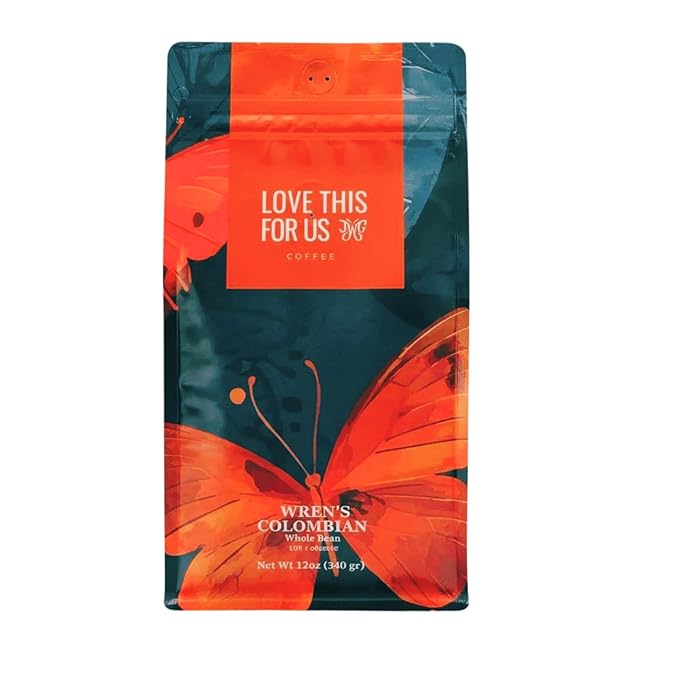 Love This for Us! Coffee - 100% Wren’s Colombian Coffee - Smooth Roast with Bright Balanced Taste - Brew Created in Memory of Julia for Roadside Safety Awareness - Ground Coffee - 12oz