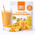 Tropical Smoothie Powder &amp Smoothie Mix – Freeze Dried Tropical Fruit Blend No Added Sugar Vegan Ready in Seconds 10 Servings