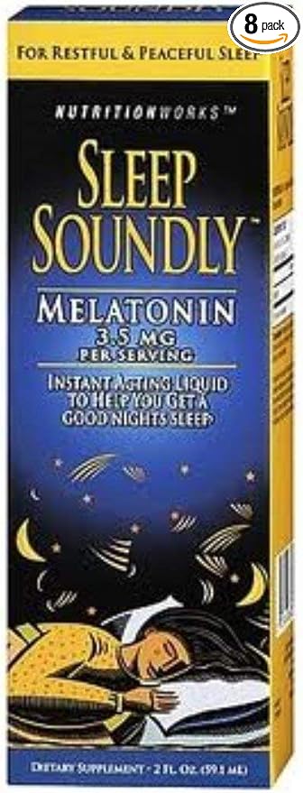 Nutritionworks Sleep Soundly Liquid 2 oz (Pack of 8)