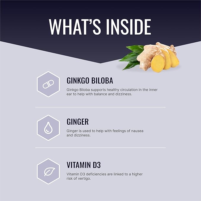 Approved Science VertiSyl - Ginkgo Biloba Ginger Vitamin D3 BioPerine - 180 Capsules - Pack of 2