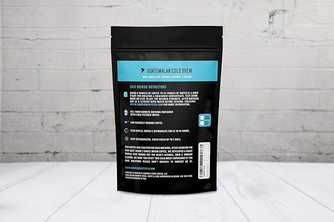 Organic Cold Brew Coffee - Guatemalan Coffee Beans - Ground Medium Roast 2 lb and Single Origin Peruvian Coarsely Ground - Medium Roast 1lb