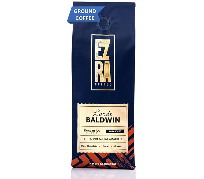 Lorde Baldwin - Dark Roast Ground Coffee - 12 ounce
