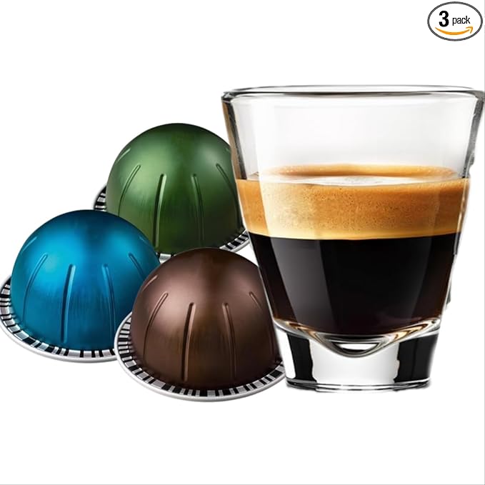 NEE JOO] Odacio Intenso Stormio 30 Variety Pack Dark Roast Coffee 30 Count Coffee Pods Brews 7.8 oz.