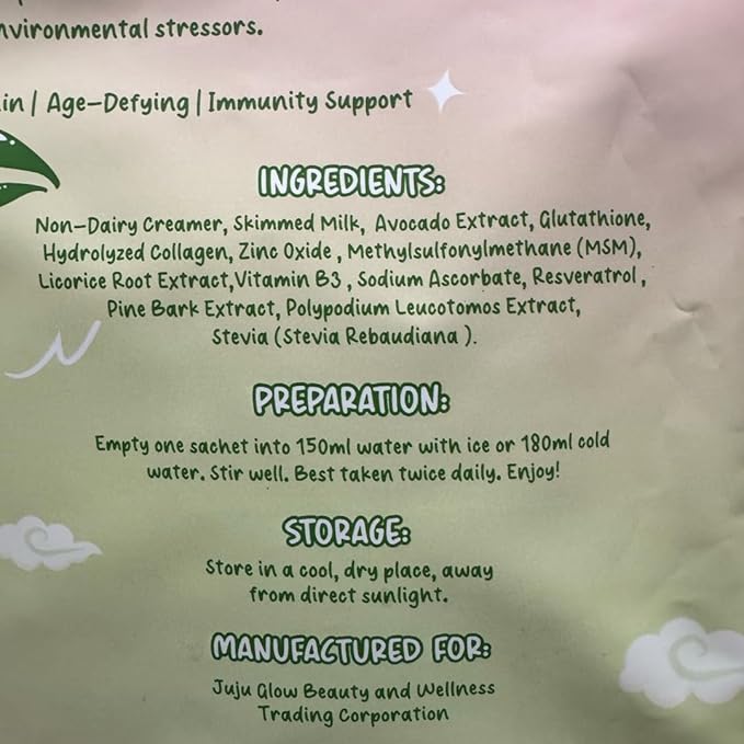 20 Sachets Freshies Avocado Milk Collagen Drink