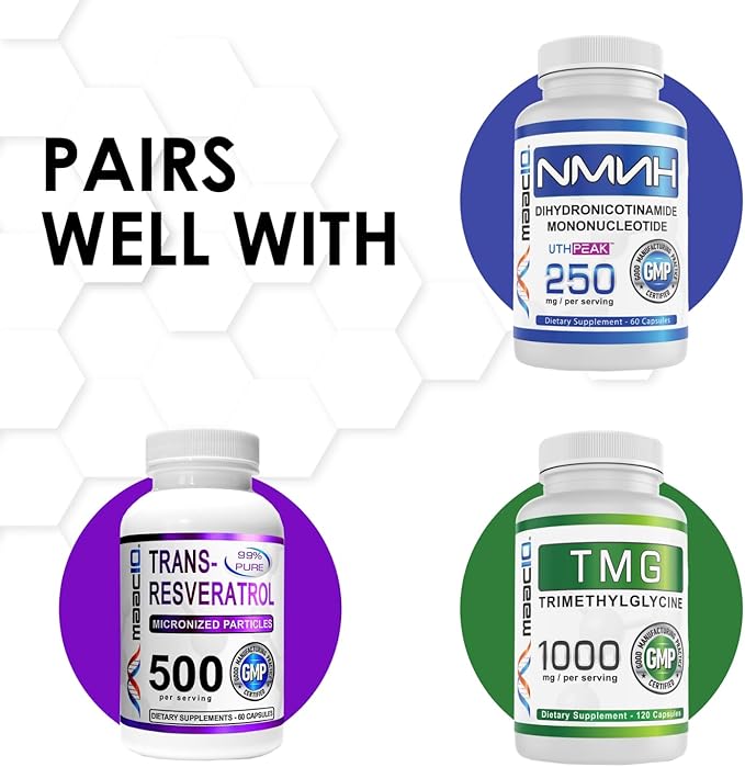 MAAC10 Ursolic Acid 300mg - Sourced from Rosemary Extract AMPK &amp Sirtuin Activator - Third-Party Lab Tested