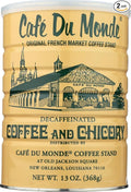 Cafe Du Monde Chicory Decaffeinated Coffee Net Wt. 13 oz (2 Pack)