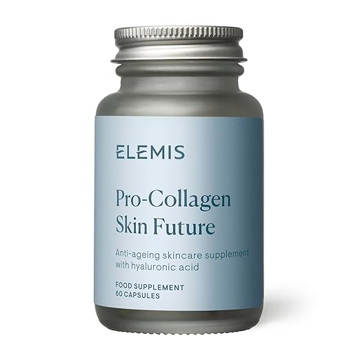 ELEMIS Pro-Collagen Skin Future Supplements Daily Ingestible Reduces the Look of Fine Lines &amp Wrinkles Supports Hydration &amp Elasticity 60 Capsules