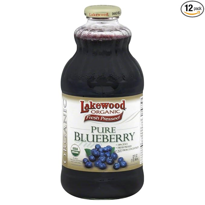 Lakewood Pure Blueberry Juice OG2 32 oz. (Pack of 12)