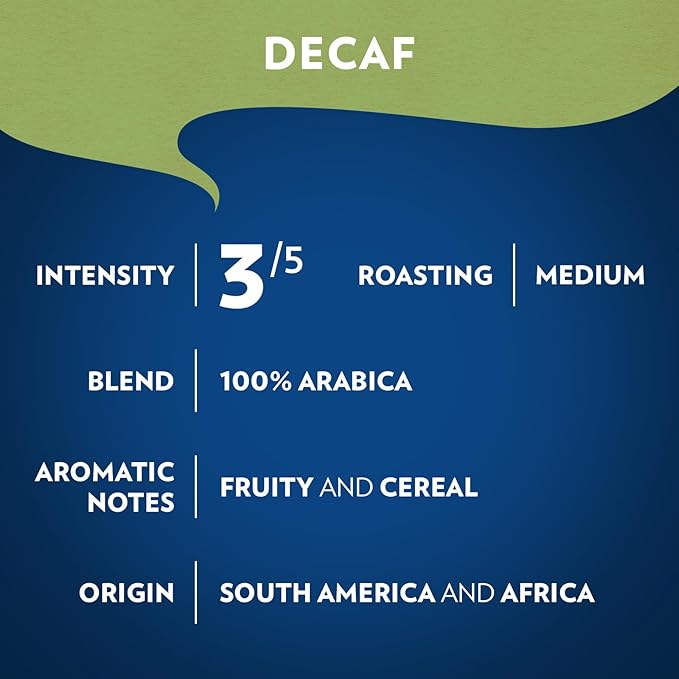 Lavazza Decaf Ground Coffee Medium Roast 100% Arabica 12 oz Bag (Pack of 6)