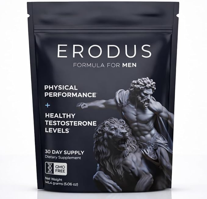 Formula for Men - Advanced Testosterone Support Powder - Energy &amp Gym Supplement for Men - Supports Healthy Testosterone Levels &amp Physical Performance - with Ashwagandha (30 Day Supply)