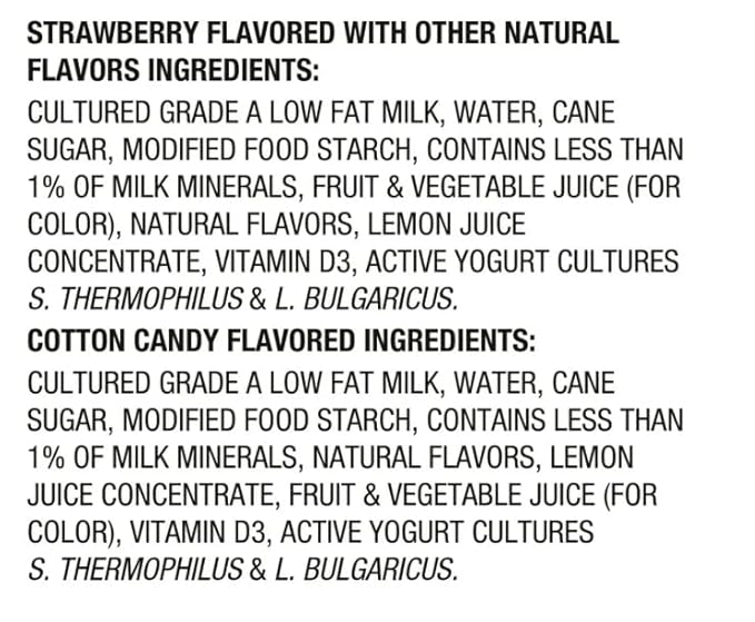 Danimals Smoothie Strawberry and Cotton Candy Dairy Drink Smoothie
