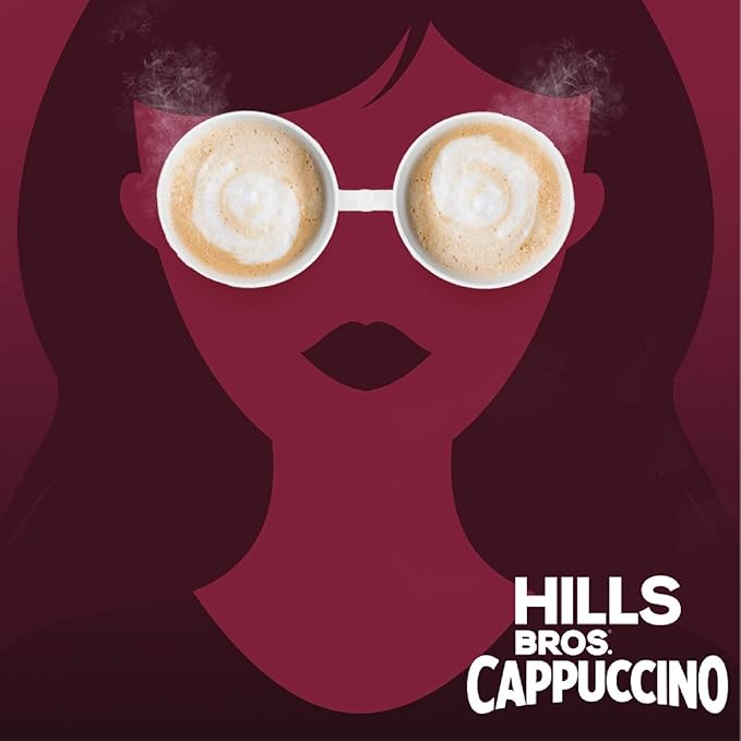 Hills Bros. Cappuccino (Hazelnut Classic Cappuccino &amp Salted Caramel) Variety Pack