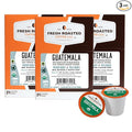 Fresh Roasted Coffee Organic Guatemala | Single Origin USDA Organic Mold &amp Myco 3rd Party Tested Kosher | 72 Pods for K Cup Brewers