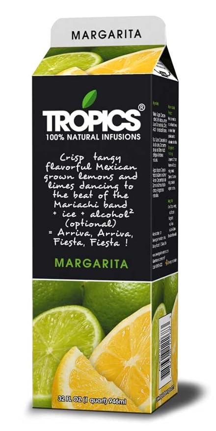 Tropics Margarita Drink Mix 32 Ounce -- 12 per case.
