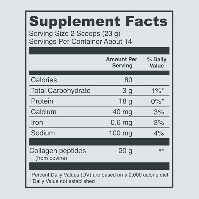 Vital Proteins Collagen Peptides Powder Unflavored 9.33 OZ+11.5 oz Vanilla