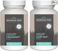 Mountain Peak Nutritionals Ultimate Relaxation Bundle - Tranquility &amp Sleep Easy - Promoting A Calm &amp Relaxed Mood for Better Rest - Sleep Support Supplements w/Vitamins B6 &amp B12