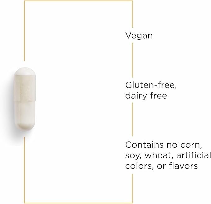 Integrative Therapeutics GABA - Brain Health Supplement that Supports Nerve Cell Function* - Support Neurochemical Balance &amp Neurotransmitter Production* - Dairy-Free - 60 Capsules (60 Servings)