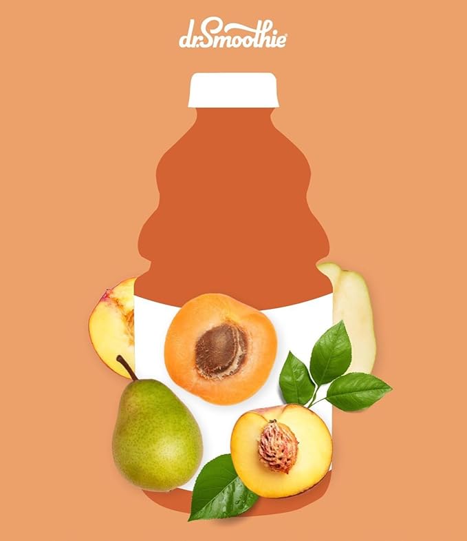 Dr. Smoothie Mixes Classic Peach Pear Apricot 46 fl. oz. (Pack of 2)
