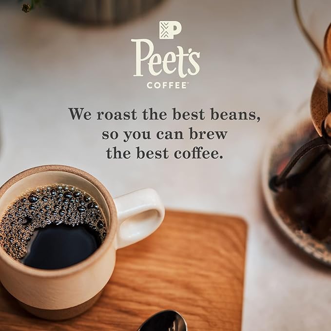 Peet's Coffee Dark Roast Keurig K-Cup Pods - Major Dickason's Blend 150 Count (2 Boxes of 75 Pods)