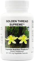 Supreme Nutrition Golden Thread Supreme 60 Pure Coptis Chinensis Vegetarian Capsules