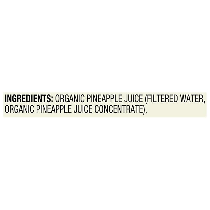 R.W. Knudsen Organic Just Pineapple Juice 8 fl oz (12 Pack)