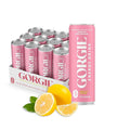 GORGIE Pink Lemonade - Watermelon Bundle Sugar-Free Natural Energy Drink Sparkling Healthy Energy Drinks- (2 packs of 12)
